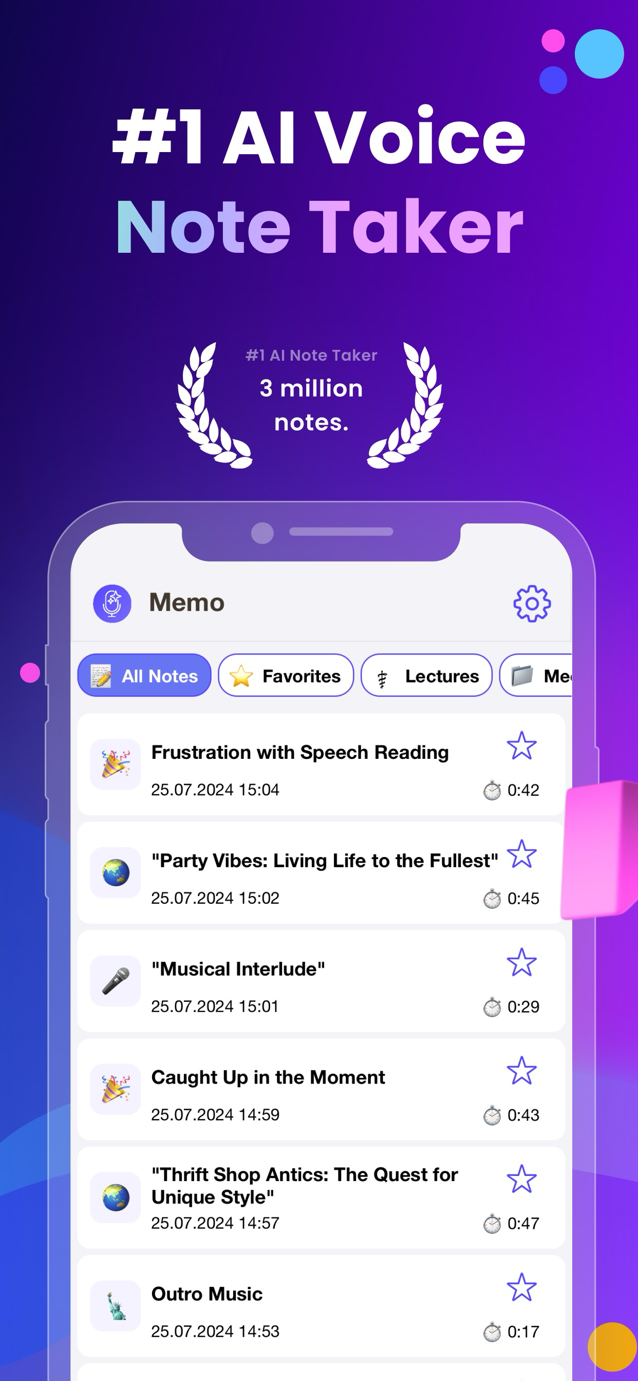 Memo - AI Note Taker